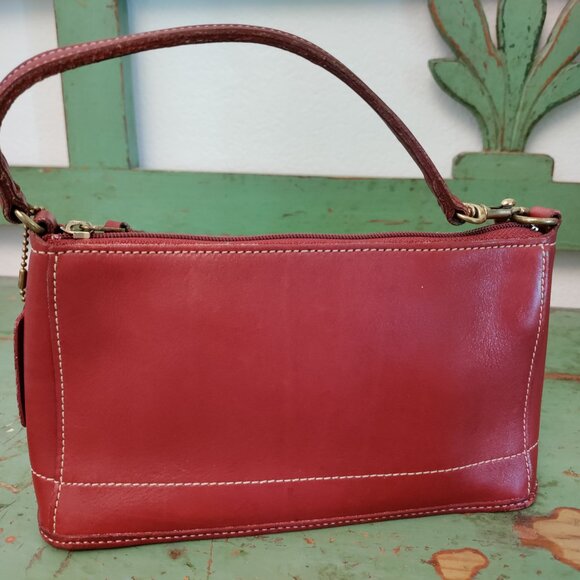 Vintage COACH Bleeker 9311 in Red EUC - Picture 2 of 6